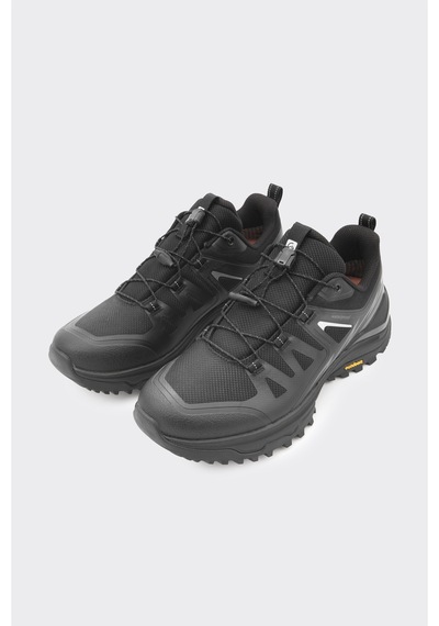 Derinet Su Geçirmez Bağcıklı Erkek Sneaker Siyah Siyah