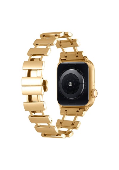 Kilifone -  Apple Uyumlu  Watch  44mm - Kordon Metal Kordon Krd-96