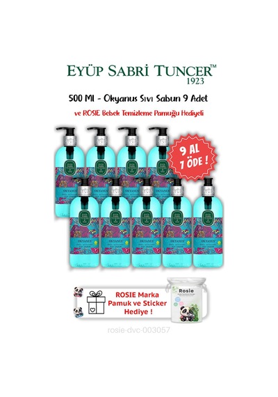 9 Al 7 Öde Okyanus Sıvı Sabun 500 Ml Ve Rosıe Hediyeli