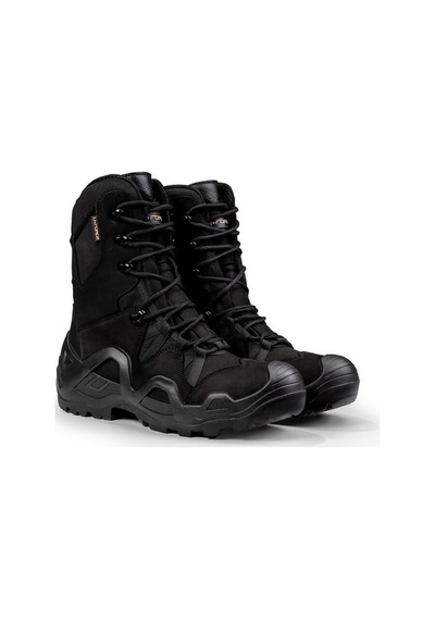 Falcon Su İtici Özellikli Siyah Askeri Tactical Outdoor Fermuarlı Nubuk Bot Siyah