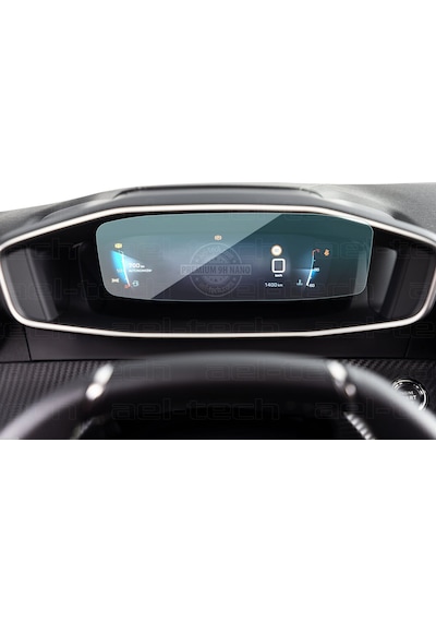 Peugeot 208 Uyumlu 3d İ-cockpit Dijital Gösterge 9h Nano Ekran Koruyucu