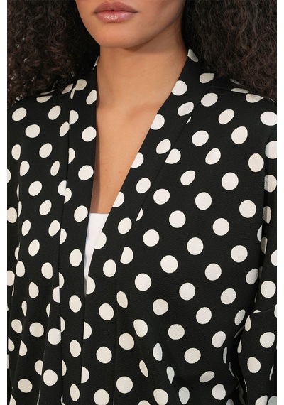 Hiccup Bdart Kadın Polyester-elastan Kimono Siyah