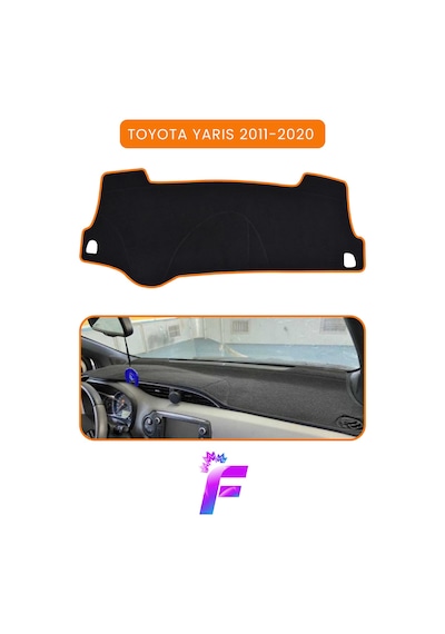 Toyota Yaris 2011-2020 Torpido Örtüsü Çatlama Ve Isıya Karşı Tam Koruma Oto Aksesuar B70 Torpido Halısı