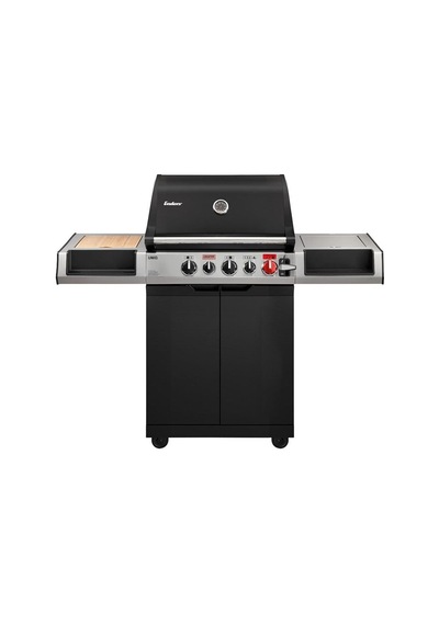 Uniq 3 Ik Cruster Gazlı Mangal 21,8 Kw Siyah