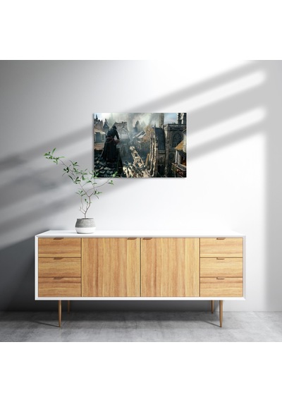 Cakasepetim Assassins Creed Çatıdaki Suiakstçi Ahşap Mdf Tablo