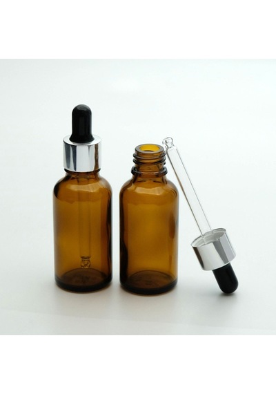 Damlalıklı 30 Ml 5 Adet Amber Şişe