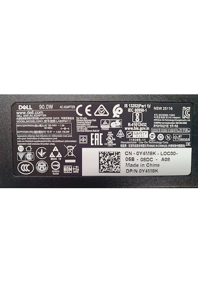 Ac Adaptörü 19.5v 4.62a 90w Vostro 1710 1720 1721 3300 3500 3700 Notebook Elektrik Şar