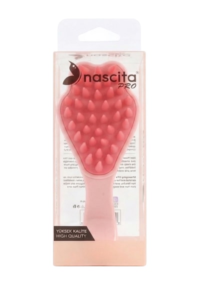 Nascita Uzun Saplı Şampuan Fırçası Mor Nasfpro00061rd