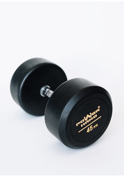 Powerhand 45 KG Kauçuk Kaplı Profesyonel Dambıl