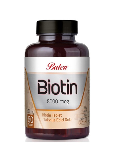 Balen Biotin 300 MG Takviye Edici Gıda 60 Tablet