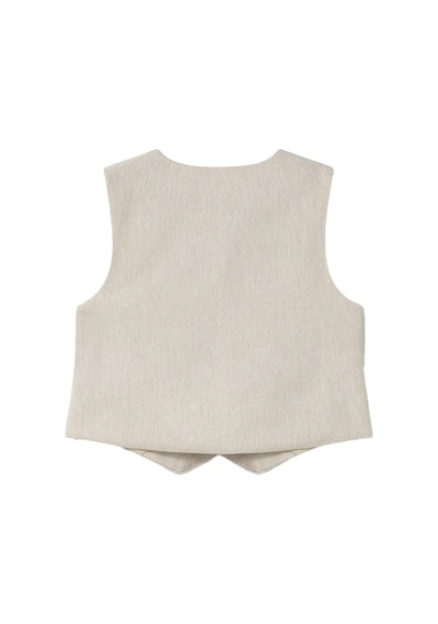 Mayoral Erkek Bebek Keten Yelek 1303 White