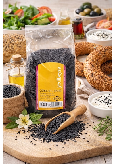 Çörek Otu Tane 1000 Gr Doğal Siyah Tohum Katkısız Baharat