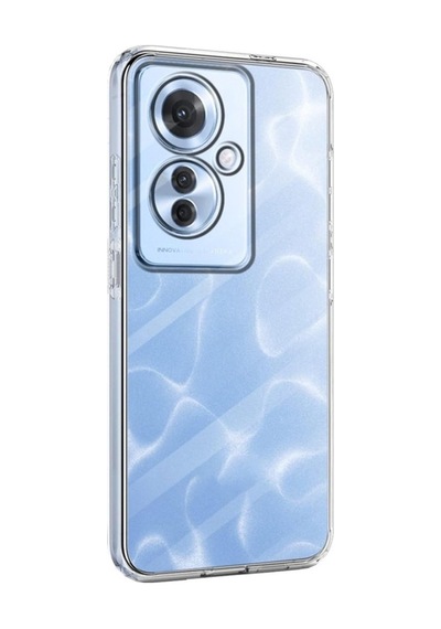 Oppo Reno 11f Kılıf Kamera Korumalı Silikon Şeffaf Arka Kapak