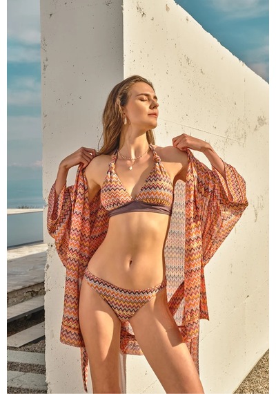 Too Salty Swimwear  Dantelli Kimono Pareo Plaj Elbisesi 24s110st Çok Renkli
