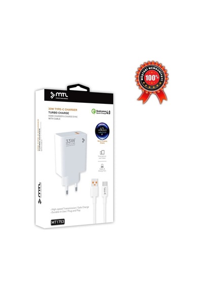 Casper Vıa X40 Uyumlu 33w Turbo Usb Şarj Seti Qc 4.0 Mt-a1753