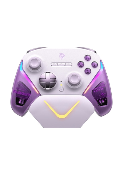 Easysmx D10 - Kablosuz Gamepad - Hall Effect Stick - Mor