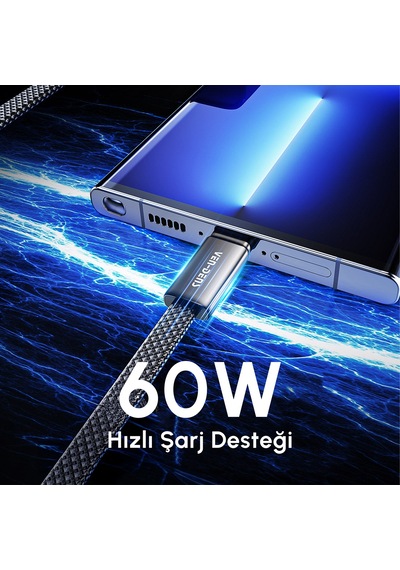 Ven-dens Vd-dc22cl Premium Usb-c To Lightning Örgülü Hızlı Şarj Kablosu