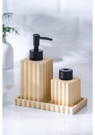 Vega Bej 3 Parça Banyo Seti Bej
