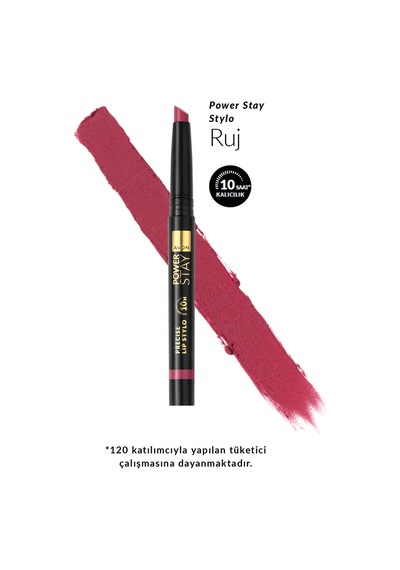 Avon Power Stay Stylo Ruj Prima Pink