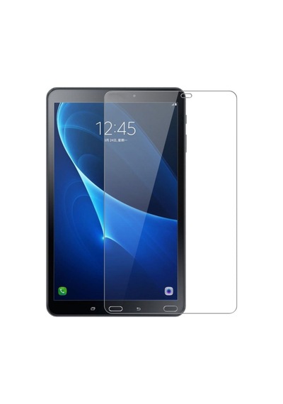 Samsung Uyumlu Galaxy T580 Tab A 10.1 2016 için Nettech Ön Koruma Cam Ek