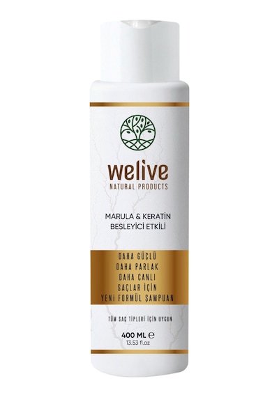 Marula & Keratin Besleyici Bakım Şampuanı 400 Ml Tüm Saç Tipleri