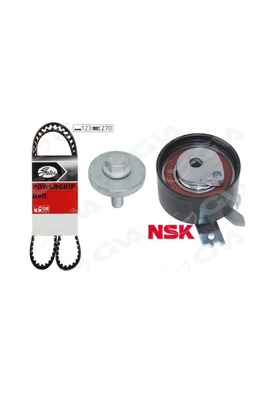 Triger - Eksantrik Kayış + Gergi Seti Megane 2 2003-2012 1.5 Dci 63kw-86hp Gva 59t1422g 7701477028-7701476571-1680600qa8