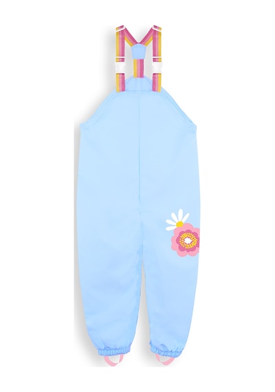 Denokids Çiçekli Kız Çocuk Su Geçirmez Yağmur Tulumu Renkli