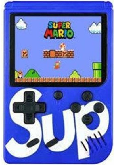 Sup Taşınabilir Video Oyun Konsolu 3" Mavi 400 Oyunlu Mini Atari