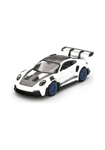 1/64 Porsche 911 992 Gt3 Rs Weissach Package White With Indigo Blue Çok Renkli