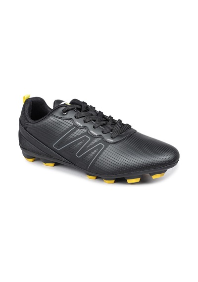 Jump 28524 Siyah Çim Halı Saha Krampon Futbol Ayakkabısı