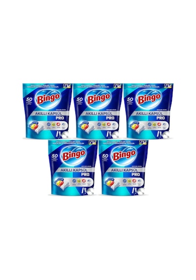 Bingo Akıllı Kapsül Pro Bulaşık Makinesi Deterjanıtableti 250adet