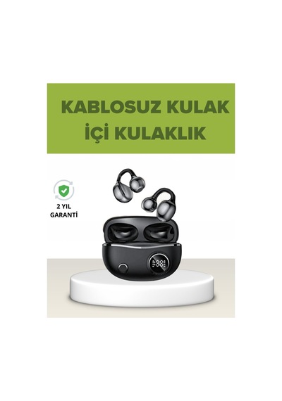 Açık Kulak Tasarımlı Bluetooth 5.4 Kablosuz Kulaklık Uzun Pil Ömrü - Karbul3805-8406 Renkli