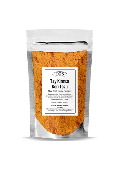 Tos The Organic Spices Tay Kırmızı Köri Tozu 250 G