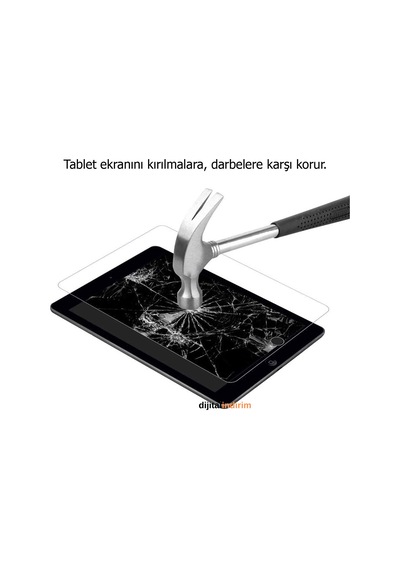 Samsung Galaxy Uyumlu Tab S10 Plus Sm-x820 Temperli Cam Tablet Ekran Koruyucu
