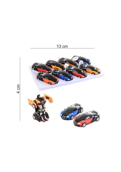 Sürtmeli Robota Dönüşen Bugatti Araba
