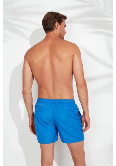 U.S. Polo Assn. Erkek Saks Mavi Orta Boy Deniz Şortu 21000 Saks Mavi