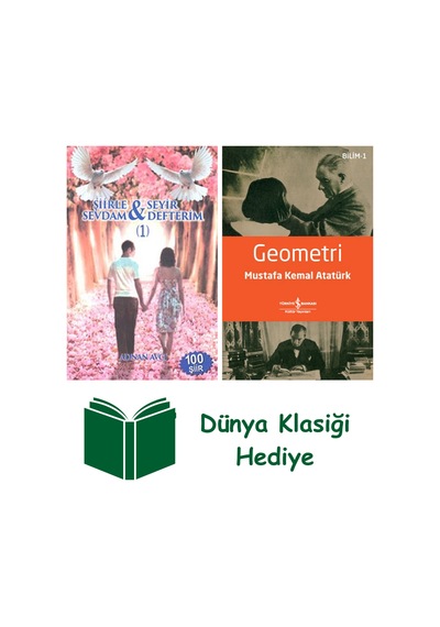 Şiirle Sevdam - Seyir Defterim 1 + Geometri + Dünya Klasiği Hediye