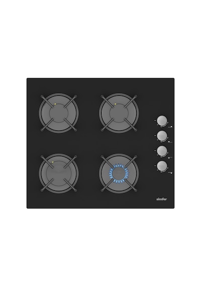 Simfer 9 Fonksiyon QS Dijital Siyah 2'li Ankastre Set (8208 Fırın + 3500 Ocak)
