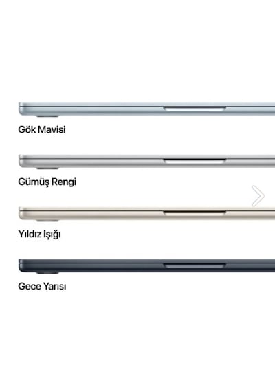 Apple MacBook Air MC6T4TU/A 16 GB 256 GB SSD 13.6" macOS Dizüstü Bilgisayar