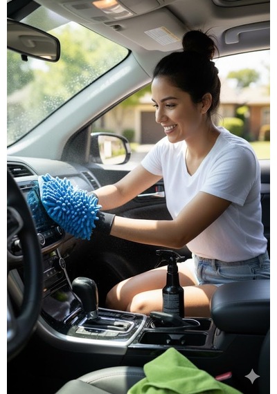 Orret Home Mikrofiber Peluş Araç Yıkama Ve Temizlik Eldiveni Çift Taraflı Oto Yıkama Eldiveni, Toz Alma Ve Kurulama Eldiveni, Ev Ve Araç İçi Kullanıma Uygun 256