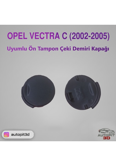 Opel Vectra C 2002-2005 Uyumlu Ön Tampon Çeki Demiri Kapağı