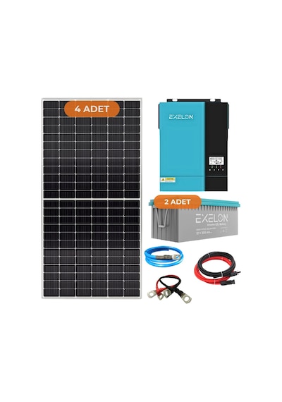 Exelon 4.2 Kw Hazır Tak Çalıştır Solar Enerji Paketi