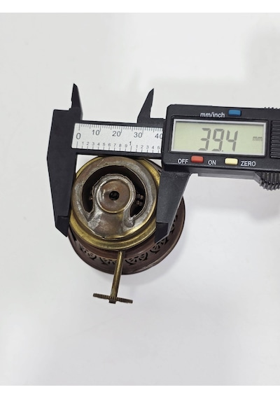 Antika Gaz Lambası Mekanizma Başlığı 027 Altın