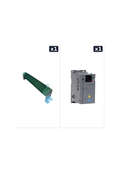 7,5 Kw Spindle Motor Sürücüsü Frenleme Direnci + 7,5 Kw 380v Motor Sürücü İnverter Seti