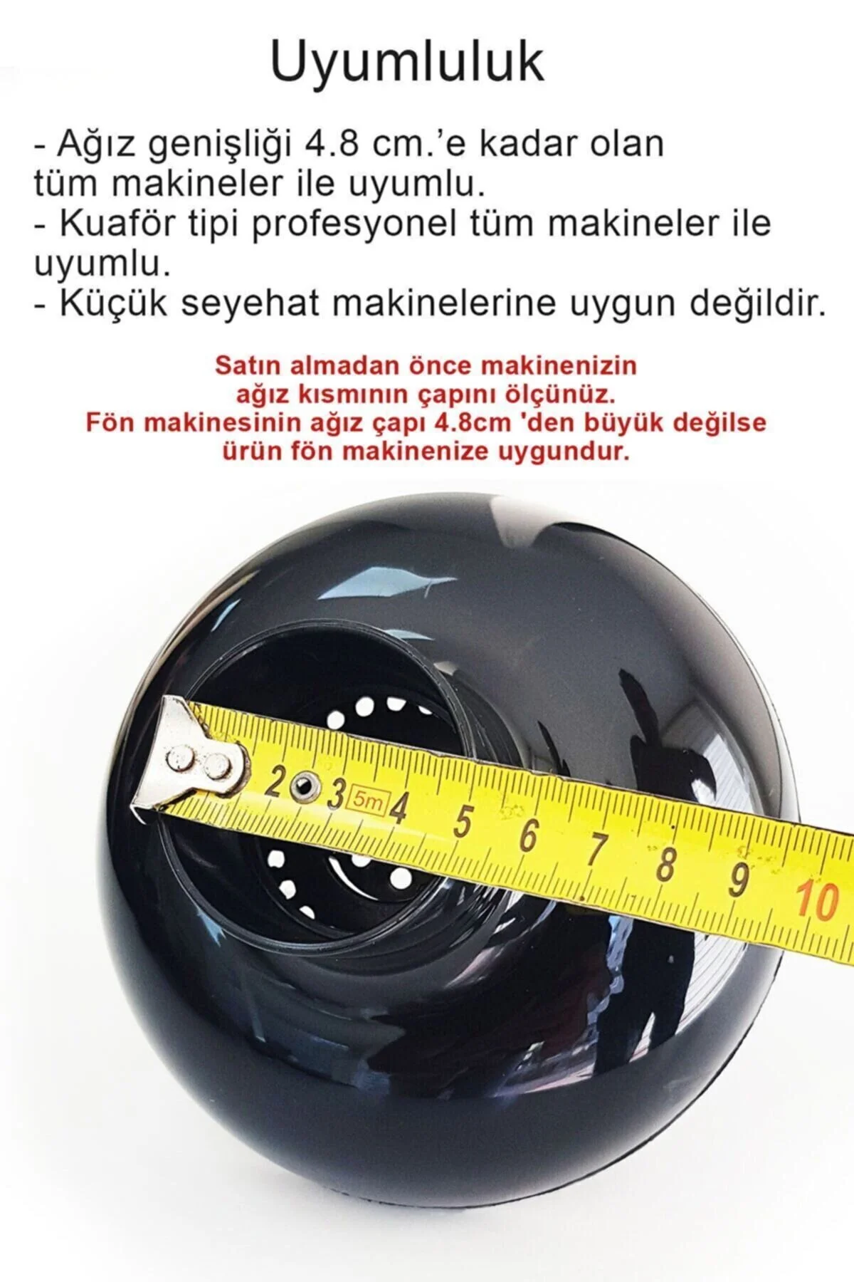 Hairens Vgob Vigo Başlık / Difüzör Saç Kurutma Fön Makinesi Başlığı - Profesyonel Makineler İle Uyumlu