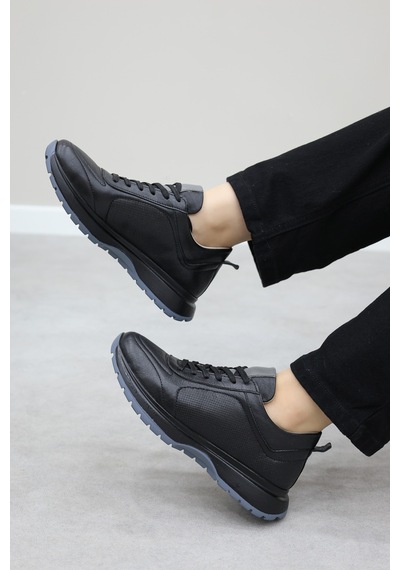 FAST STEP Hakiki Deri Kadın Casual Ayakkabı 169za6313 Siyah
