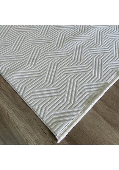Hoom Rugs Markiz 1092 Krem Modern Pamuk Taban Halı Krem