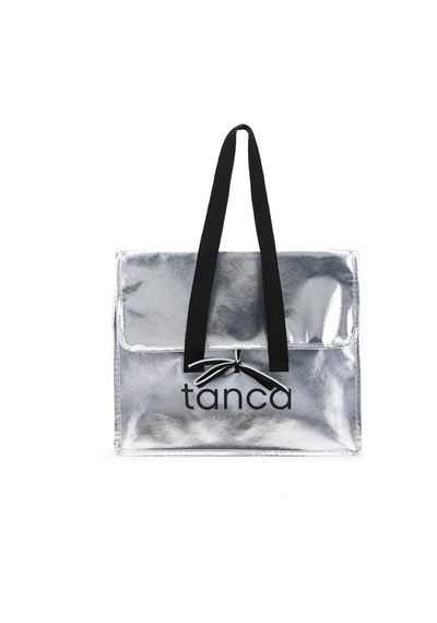 Tamer Tanca Unisex Tekstil Gümüş Orta Bez Poşet Çanta 1223 3500 Orta Boy/gumus