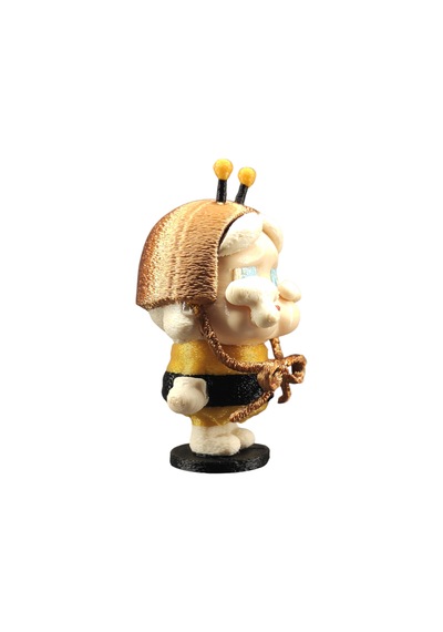 Crybaby Anahtarlık - Çanta Aksesuarı Hediyelik Dekoratif Mini Figür 6cm Sarı