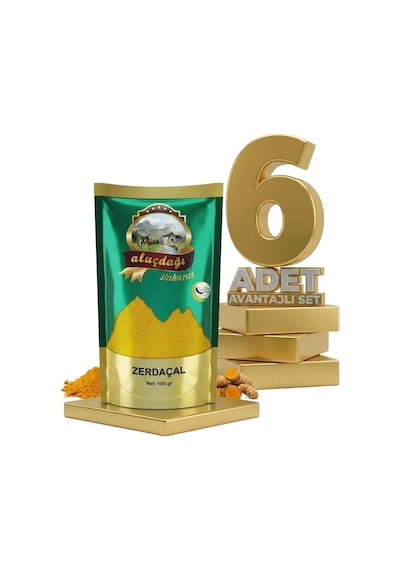 Aluçdağı Zerdeçal 6x100 Gr